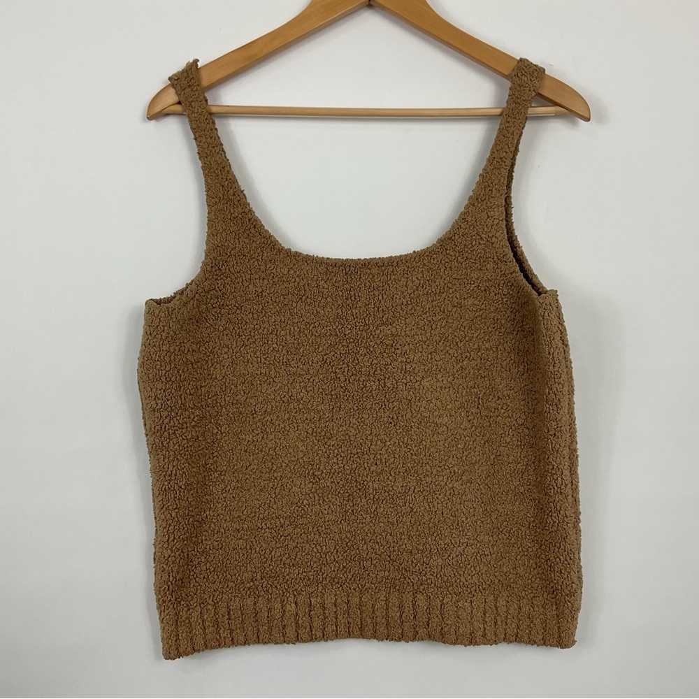 Skims Fuzzy Sherpa Teddy Tank Top‎ Size 4X/5X